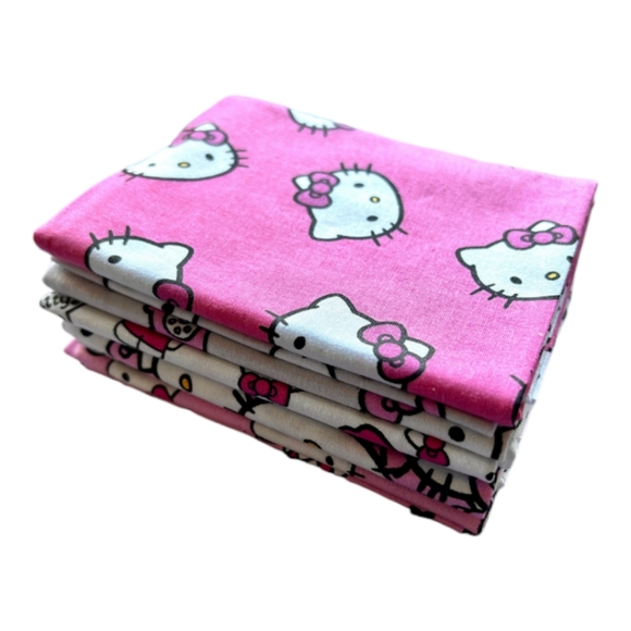 Hello Kitty Fat Quarters Fabric Bundle by Spring Creative - Picture 4 of 6